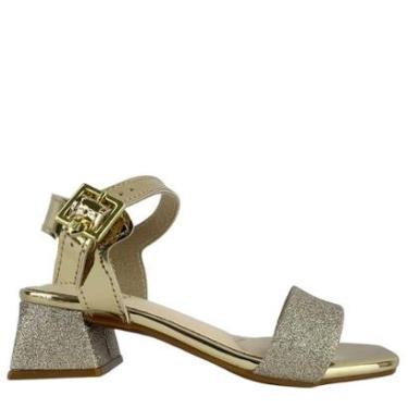 Imagem de Sandália Infantil Molekinha Salto Baixo Menina-Feminino