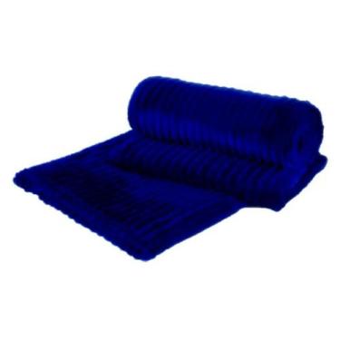 Imagem de Manta Casal Soft Canelada Toque Aveludado Cobertor Macio Aconchegante 