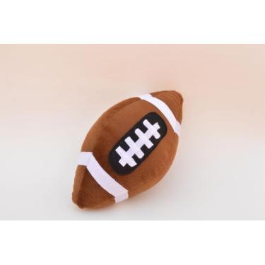 Imagem de Bola de futebol americano de pelúcia velboa - ELZA LEMOS