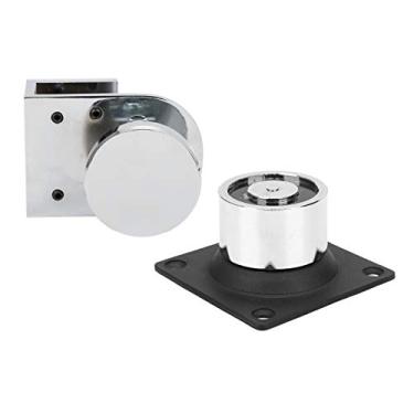 Imagem de Dioche Suporte Eletromagnético de Batente de Porta para Serviço Pesado, Potência de Sucção de 60KG, 12V / 24V, Suporte de Porta Corta-fogo para Portas de Vidro Sem Moldura, Construção