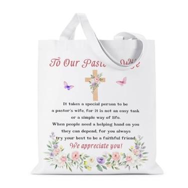 Imagem de Presentes cristãos para mulheres, aniversário, batismo, bíblia, bolsa de lona para mãe, irmã, comunhão, presente religioso para mulheres cristãs, incentivo à igreja, elefante branco, Natal