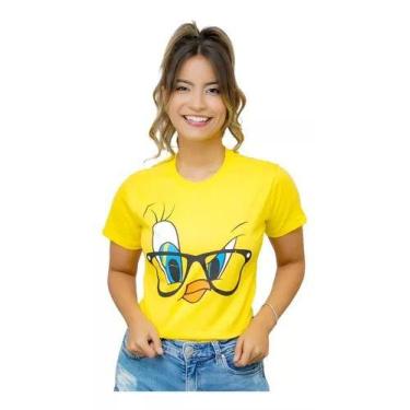 Imagem de Camiseta Feminina Estampada Desenho Piu Piu Personagem - Dinka, p, Ama