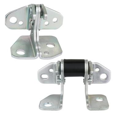 Imagem de Dobradiça da porta do lado direito superior e inferior do carro automotivo compatível com Dodge & Jeep