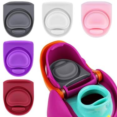 Imagem de ZONBBEE Tampa de substituição de vedação de borracha compatível com tampa de bico Owala Freesip16/19/24/32/1,134 g, 5 peças de junta de garrafa de água, tampa de silicone, inserção de tampa