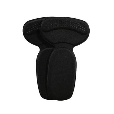 Imagem de Kit 10 Protetores de Calcanhar Almofada Adesiva Para Sapatos (Preto)
