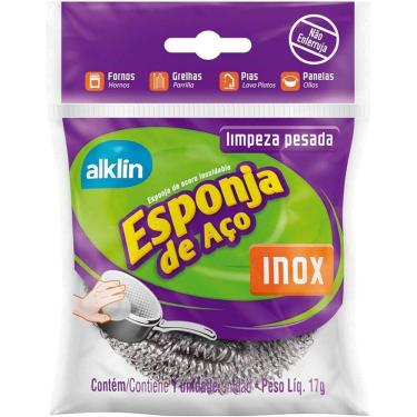 Imagem de Esponja de Aço Inox (Palha), Alklin