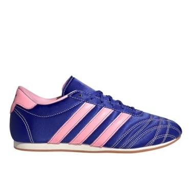Imagem de adidas Tênis feminino Taekwondo com cadarço casual - azul, rosa, Azul, 35