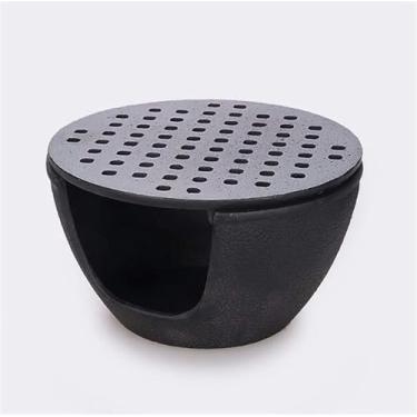 Imagem de Churrasqueira ao ar livre, ao ar livre, interior, churrasqueira a carvão, pequena, ferro fundido, carvão, churrasqueira, churrasqueira, portátil, retrô, mini forno de chá, fogão de aquecimento