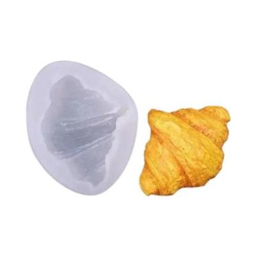 Imagem de Molde De Silicone 3D Para Croissant, Pão, Sabonete E Vela, Artesanato 