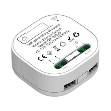 Imagem de Interruptor De Luz Sem Fio À Prova d'Água Autopropelido Lunzo RF 433 1