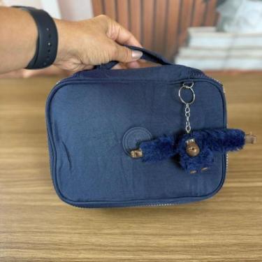 Imagem de Estojo Escolar Box Com 4 Repartiçoes Vem Com Chaveiro Varias Cores  - 