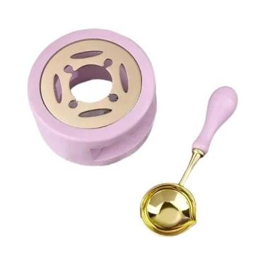 Imagem de Conjunto De Derretimento De Cera De Madeira Com Colher E Aquecedor De 