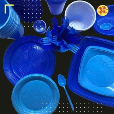 Imagem de Kit Festa Completa Menino + Vela Glitter + Faisca 100Pessoas - Trik Tr