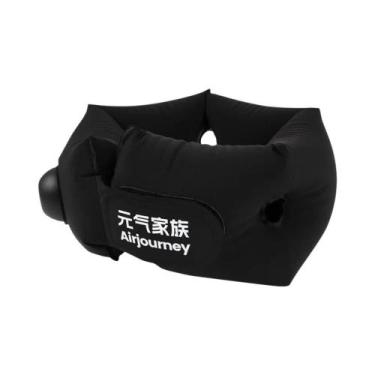 Imagem de Almofada De Pescoço Inflável Super Leve E Portátil Em Forma De U Para 