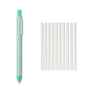 Imagem de Kit De 11 Borrachas Em Formato De Caneta Com 4 Cores E Refil Branco Pa