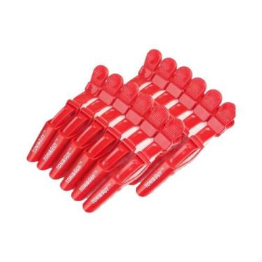 Imagem de Conjunto De 6 a 12 Presilhas De Cabelo Tipo Jacaré Para Estilização Em