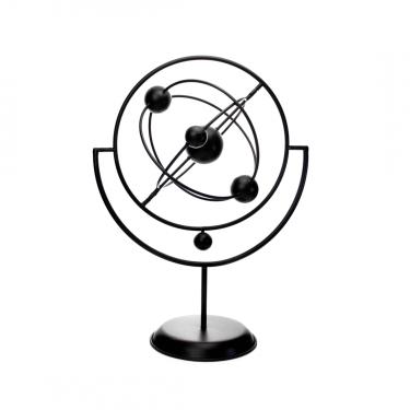 Imagem de Escultura Decorativa Globo Átomo Molecular 50x38x19,5 Cm - D'Rossi