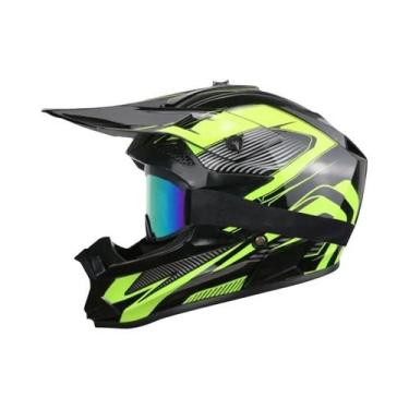 Imagem de Capacete Universal Integral Para Motocicleta Para Crianças E Adultos C