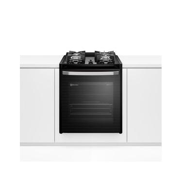 Imagem de Fogão de Embutir 4 bocas Electrolux Preto Experience Mesa de Vidro e VaporBake (FE4BB) Bivolt