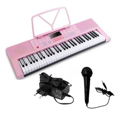 Imagem de Teclado Piano Musical 61 Teclas Sensitivas M-T3280PK MXT