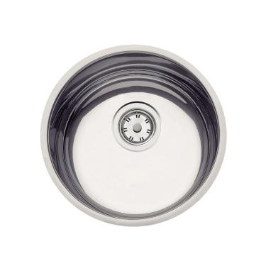 Imagem de Cuba Redonda Perf.Aço Inox 30 Po