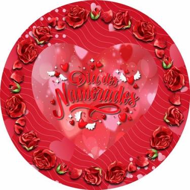 Imagem de Painel redondo dia dos namorados - Fantasia Brás