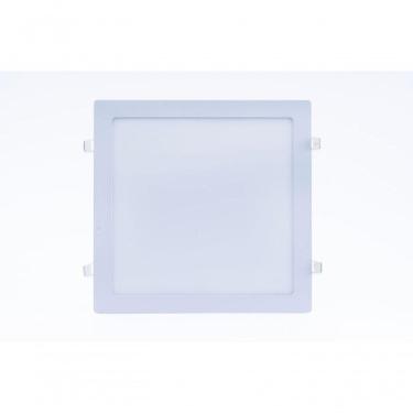 Imagem de Plafon Led Slim Embutir Quadrado 18w 4000k Branco Neutro Bivolt Kit 5