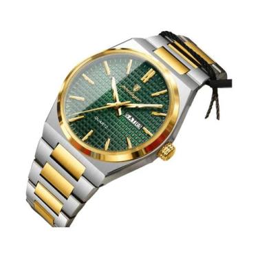 Imagem de Relógio De Pulso Masculino À Prova d'Água Luminoso Em Aço Inoxidável Q