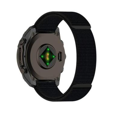 Imagem de Pulseira De Nylon Com Fecho De Gancho De 26mm, 22mm E 20mm Para Garmin