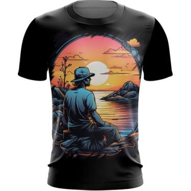 Imagem de Camiseta Dryfit Pesca Esportiva Pôr do Sol Peixes 18 - Kasubeck Store®
