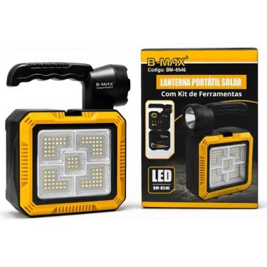 Imagem de Lanterna Portátil Solar Multifuncional Led Com Ferramentas Para Carro 