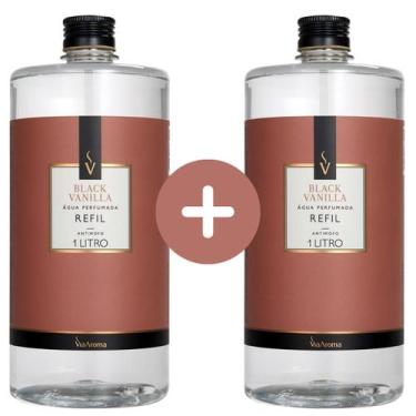 Imagem de Kit 2 Refil Água Perfumada Via Aroma 1L Aromatizador Cheirinho de Roup