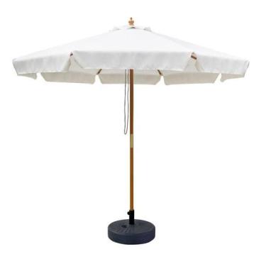 Imagem de Ombrelone Madeira 2,4M Bco - Just Home Collection