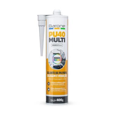 Imagem de Adesivo Selante Elástico Barone Pu40 Multiuso Polimero 400g -