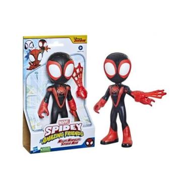 Imagem de BONECO HOMEM ARANHA SPIDEY AMAZING FRIENDS MILES MORALES 22cm HASBRO