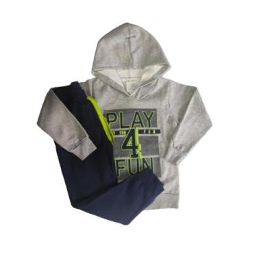 Imagem de Conjunto moletom com capuz menino - inverno - Hrradinhos, Verde, 6
