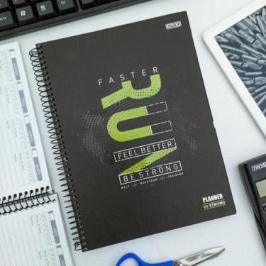 Imagem de Planner Masculino Permanente Be Strong Agenda Anual, Mensal e Semanal 