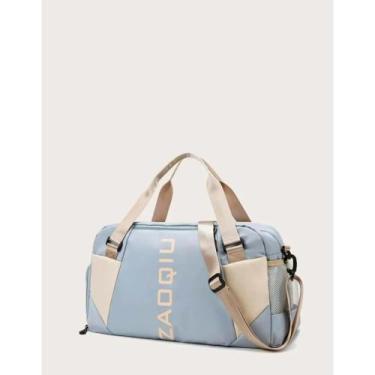Imagem de Bolsa Mala Mochila Feminina Academia Bagagem Viagem - SS Bolsas, Azul