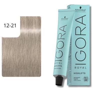 Imagem de Schwarzkopf Igora Royal Highlifts Coloração Fibre Bond: Louros Frios S