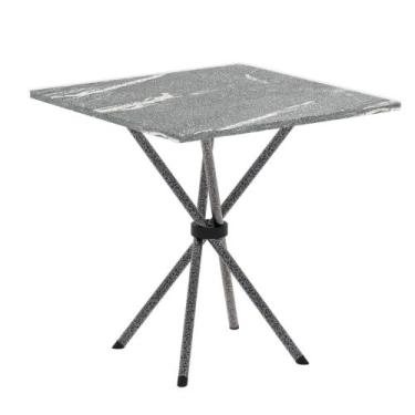 Imagem de Mesa Isabel 048 Tampo Granito Topázio 70x70cm - Tudo de Móveis, MART P