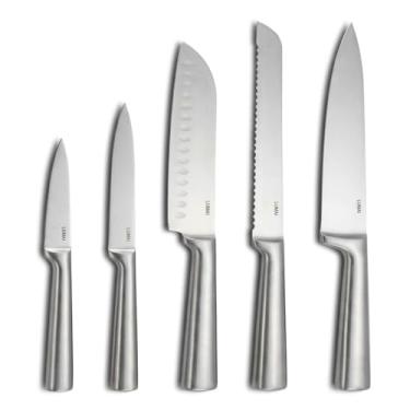 Imagem de LUMAI Jogo de Facas Cozinha Grande Zurich, Kit 5 Peças Aço Inox Stain Free