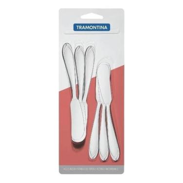 Imagem de Kit 6 Espátulas Para Manteiga Geleia Em Aço Inox Tramontina - Congratu