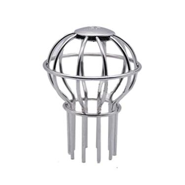 Imagem de Homyl Filtros de proteção globo para calha de telhado, bico de aço inoxidável para drenos de folha, descarga de água da chuva, 38 mm