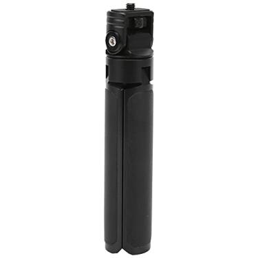 Imagem de Tripé para desktop, tripé universal para mesa com cabeça de esfera multifuncional, fotografia ajustável de 180 graus/alça selfie suporte de montagem de 1/4" para celular/câmera esportiva