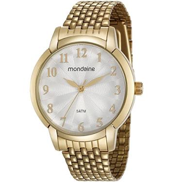 Imagem de Relogio 53629LPMVDE1 Mondaine Dourado Aço Numeros MD