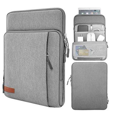 Imagem de MoKo Bolsa para tablet de 9 a 11 polegadas com bolsos de armazenamento serve para iPad Pro M4/iPad Air M2 2024 de 11 polegadas, iPad Air 5/4 10.9, iPad Pro 11, iPad 10/9/8th 10.9/10.2, Tab S8/S9 11,