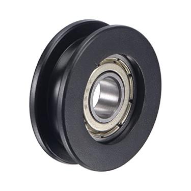 Imagem de 2 pcs Guia Roda de Polia H Groove 8mm Eixo Furo 30mm Diâmetro Pompa Revestido