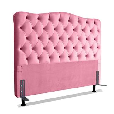 Imagem de Cabeceira Para Cama Box King 1,98 M Realeza (Suede Rosa)