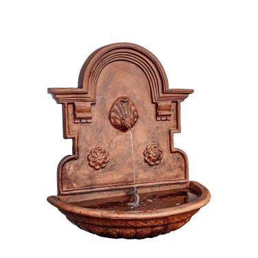 Imagem de Chafariz De Parede Concha Jardim Fonte Ferro Fundido