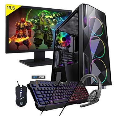 Imagem de Kit Pc Gamer Neologic Start NLI81687 Ryzen 3 3200G 8GB (Radeon Vega 8 Integrado) 1TB + Monitor 19,5